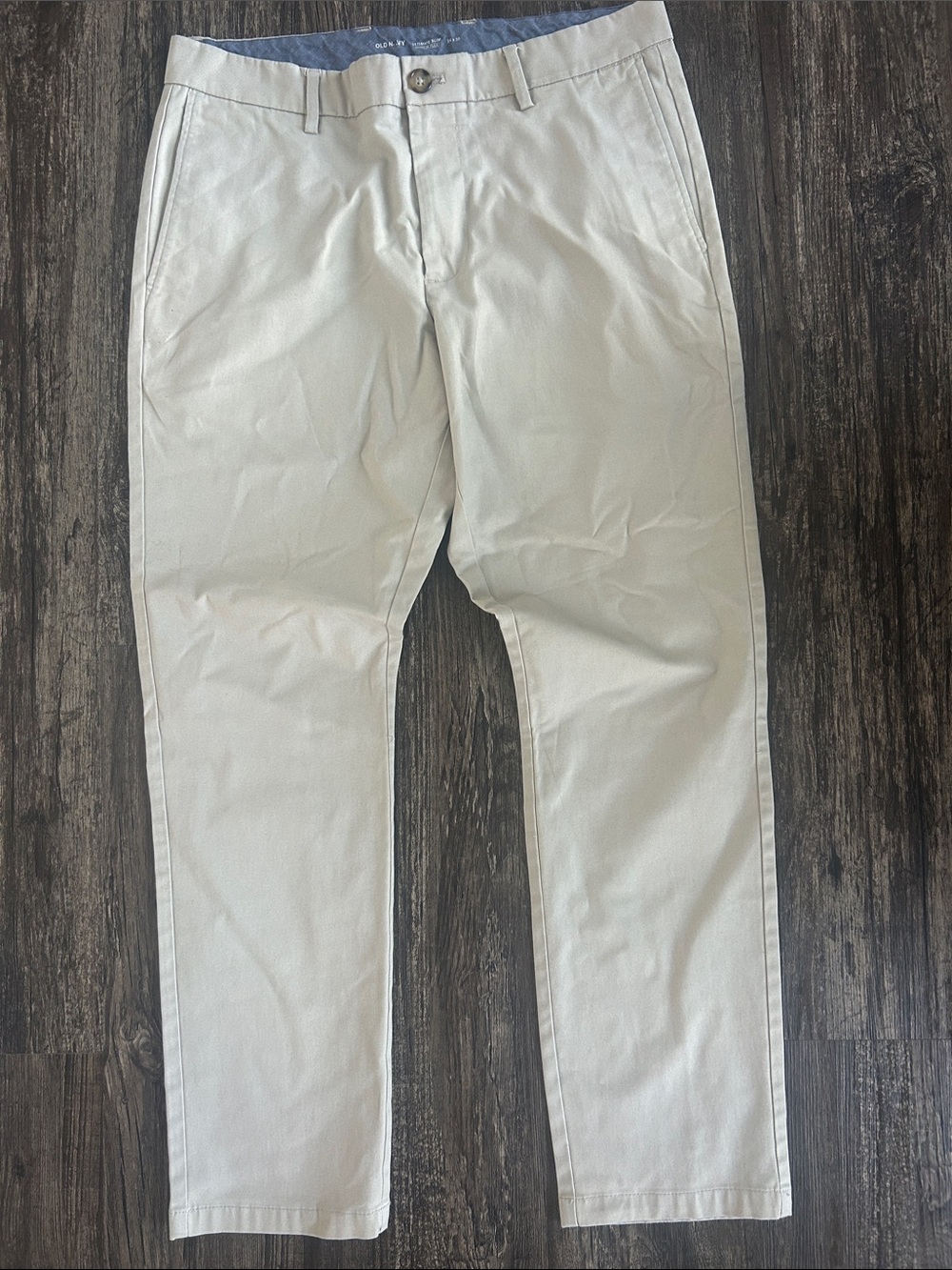 Old Navy Men's Classic Light Beige Chino Pants